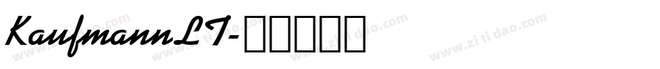 KaufmannLT字体转换