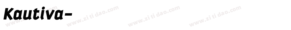 Kautiva字体转换