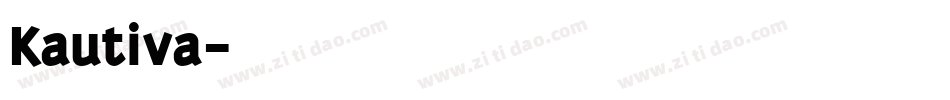 Kautiva字体转换