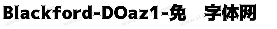 Blackford-DOaz1字体转换