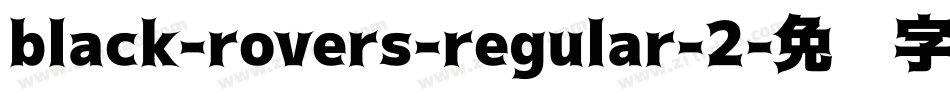 black-rovers-regular-2字体转换