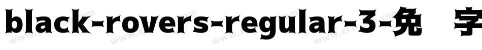 black-rovers-regular-3字体转换