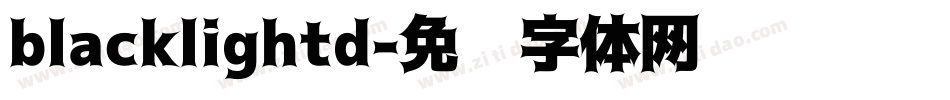 blacklightd字体转换