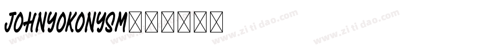 johnyokonysm字体转换
