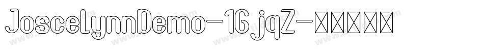 JoscelynnDemo-1GjqZ字体转换