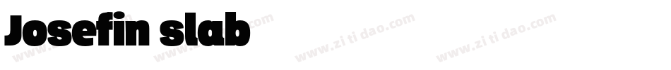 Josefin-slab字体转换