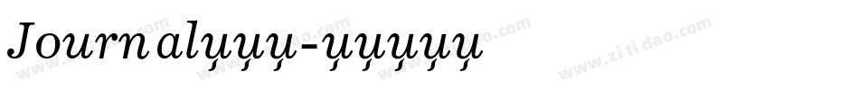 Journal转换器字体转换