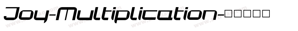Joy-Multiplication字体转换