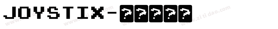Joystix字体转换