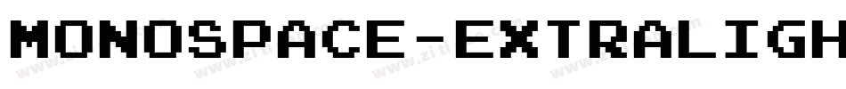 Monospace-ExtraLight转换器字体转换