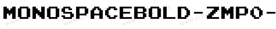 MonospaceBold-zmP0字体转换