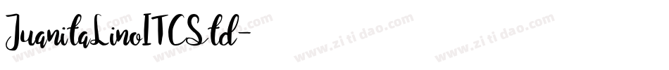 JuanitaLinoITCStd字体转换