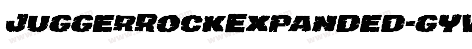 JuggerRockExpanded-gYW5字体转换