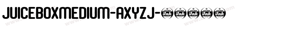 JuiceboxMedium-axYZJ字体转换