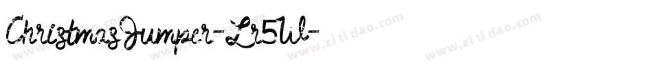 ChristmasJumper-Lr5W字体转换