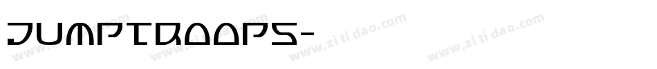 Jumptroops字体转换