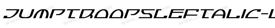 JumptroopsLeftalic-Kz7e字体转换