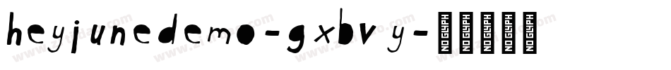 HeyJuneDemo-gxBvY字体转换