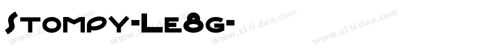 Stompy-Le8g字体转换