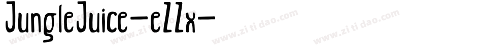 JungleJuice-eZZx字体转换