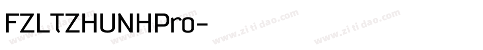 FZLTZHUNHPro字体转换