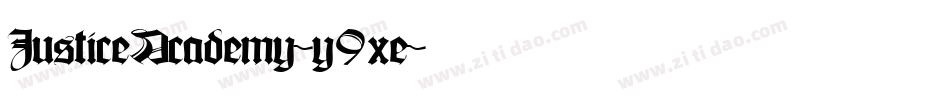 JusticeAcademy-y9xe字体转换