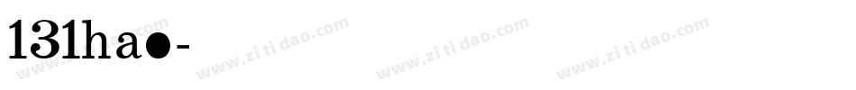 131hao字体转换