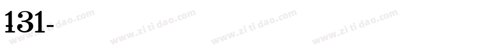 酷乐潮玩体-字魂131号字体转换