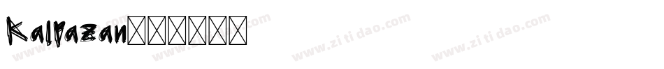 Kalpazan字体转换