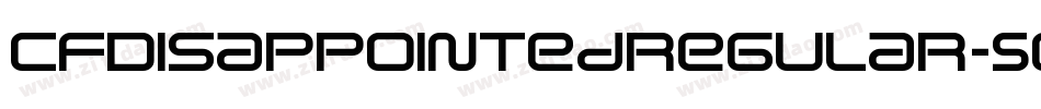 CfDisappointedRegular-50KB字体转换