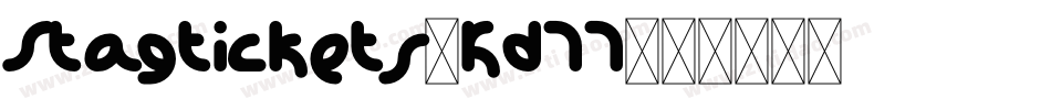 Stagtickets-Kd77字体转换