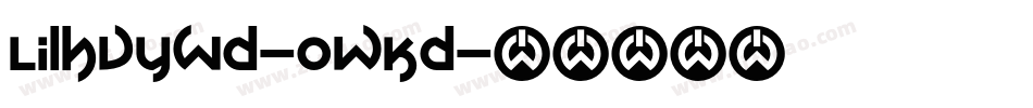 LilhvyWd-owKd字体转换