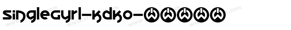 SingleGyrl-KdKo字体转换