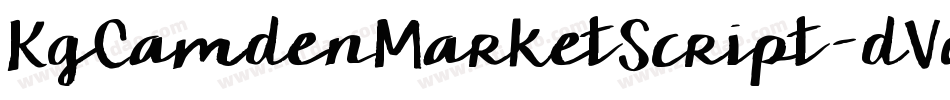 KgCamdenMarketScript-dVqE字体转换