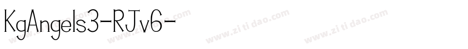 KgAngels3-RJv6字体转换