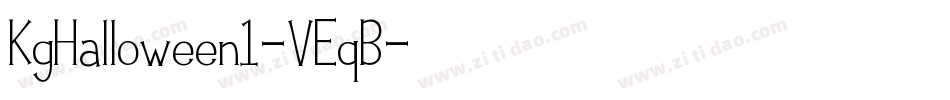 KgHalloween1-VEqB字体转换
