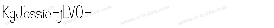 KgJessie-jLV0字体转换