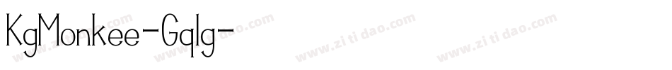 KgMonkee-Gqlg字体转换