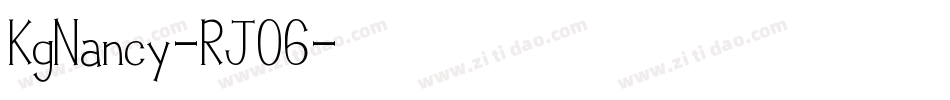 KgNancy-RJ06字体转换