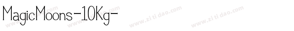 MagicMoons-10Kg字体转换