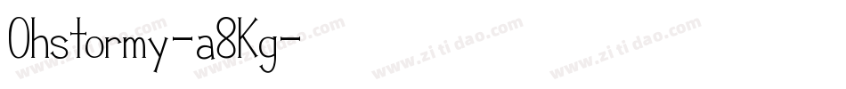Ohstormy-a8Kg字体转换