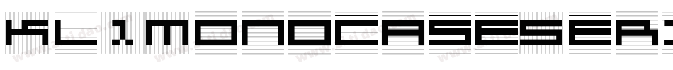 Kl1MonocaseSerif-gBVR字体转换
