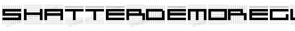 ShatterDemoRegular-V1Kl字体转换