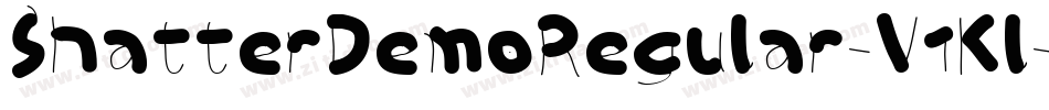 ShatterDemoRegular-V1Kl字体转换