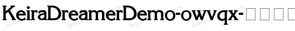 KeiraDreamerDemo-owvqx字体转换