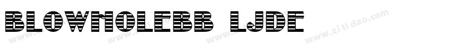 Blowholebb-ljde字体转换