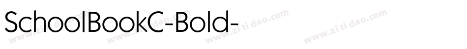 SchoolBookC-Bold字体转换