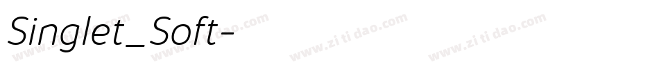 Singlet_Soft字体转换