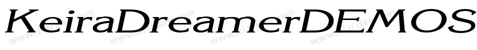 KeiraDreamerDEMOSans字体转换
