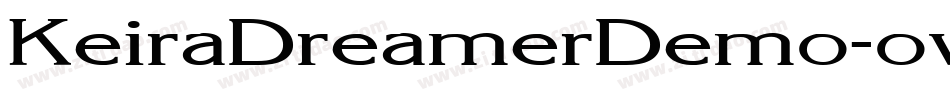 KeiraDreamerDemo-owvqx字体转换